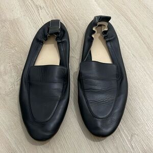 EVERLANE Black The Day Loafer Preppy Modern Classic Leather Flats, 10